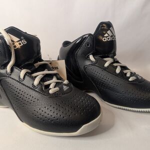 NIB Adidas NXT LVL SPD 3 K Kids Size 2 Black Basketball Shoes